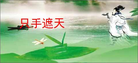 只手遮天