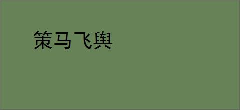 策马飞舆