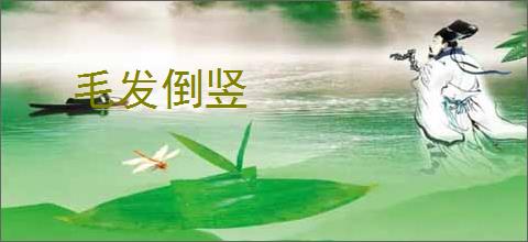 毛发倒竖