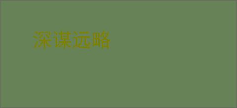 深谋远略