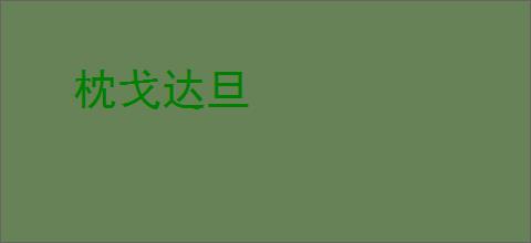 枕戈达旦