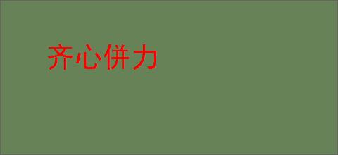 齐心併力